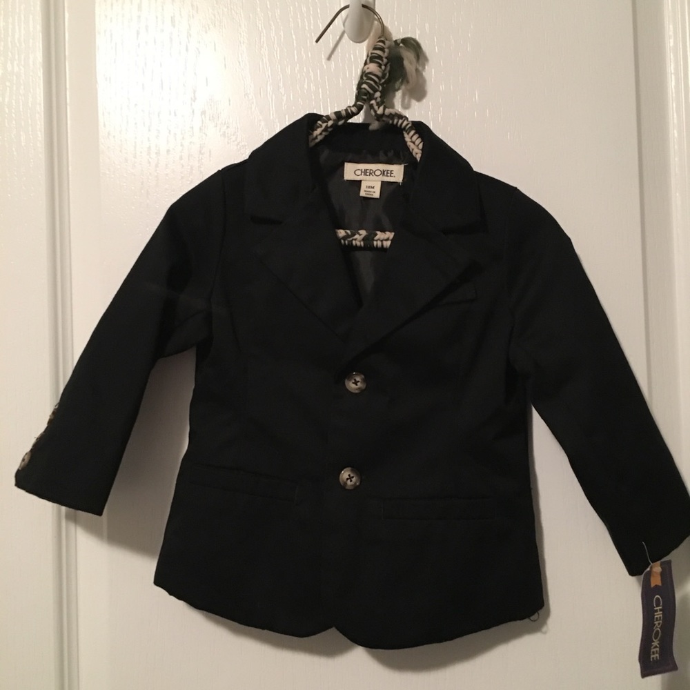Cherokee button up sport coat/ blazer 18 month